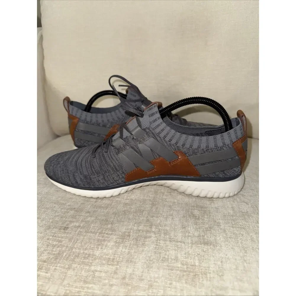 Cole Haan Mens Size 10 M Grand Motion Woven Stitchlite Sneaker Gray C27734 EUC